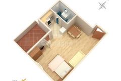 Apartamenty with sea view Cihorich Apartament 4 – studio foto 1