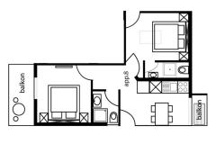Apartamenty Tilda Apartament 3 – Tilda8 2+2 foto 2