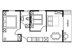 Apartamenty Tilda Apartament 2 – Tilda7 4+2 foto 2