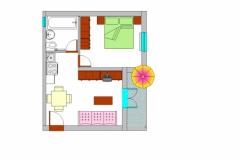 Apartamenty Grzalja-Rozic Krk Apartament 2 – A2 foto 4