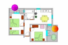 Apartamenty Grzalja-Rozic Krk Apartament 4 – A4 foto 4