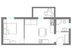 Apartamenty Martinovka Apartament 4 – A4 (2+2) foto 4