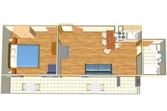 Apartament Dom  Klaričić Apartament 1 – Ap2+2 foto 1