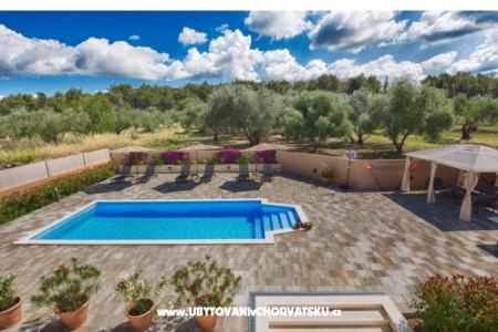  Dom z basenem - Villa Marijana  Petrcane Chorwacja