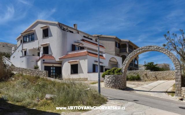 Apartamenty Lucija - nocleg eiland Pag Chorwacja