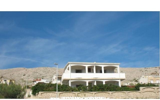 Apartamenty Vera - nocleg eiland Pag Chorwacja