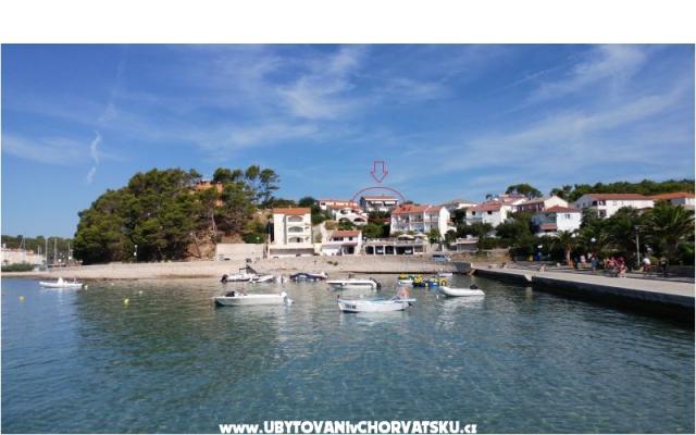 Apartamenty Dora - nocleg eiland Rab Chorwacja